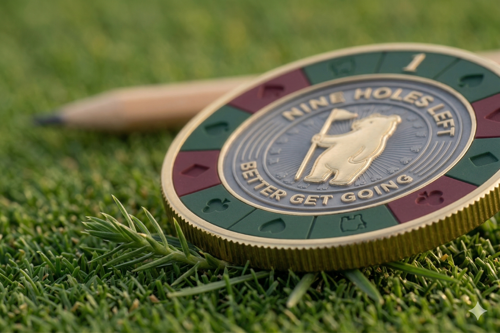 Poker Chip Ball Marker - Premium