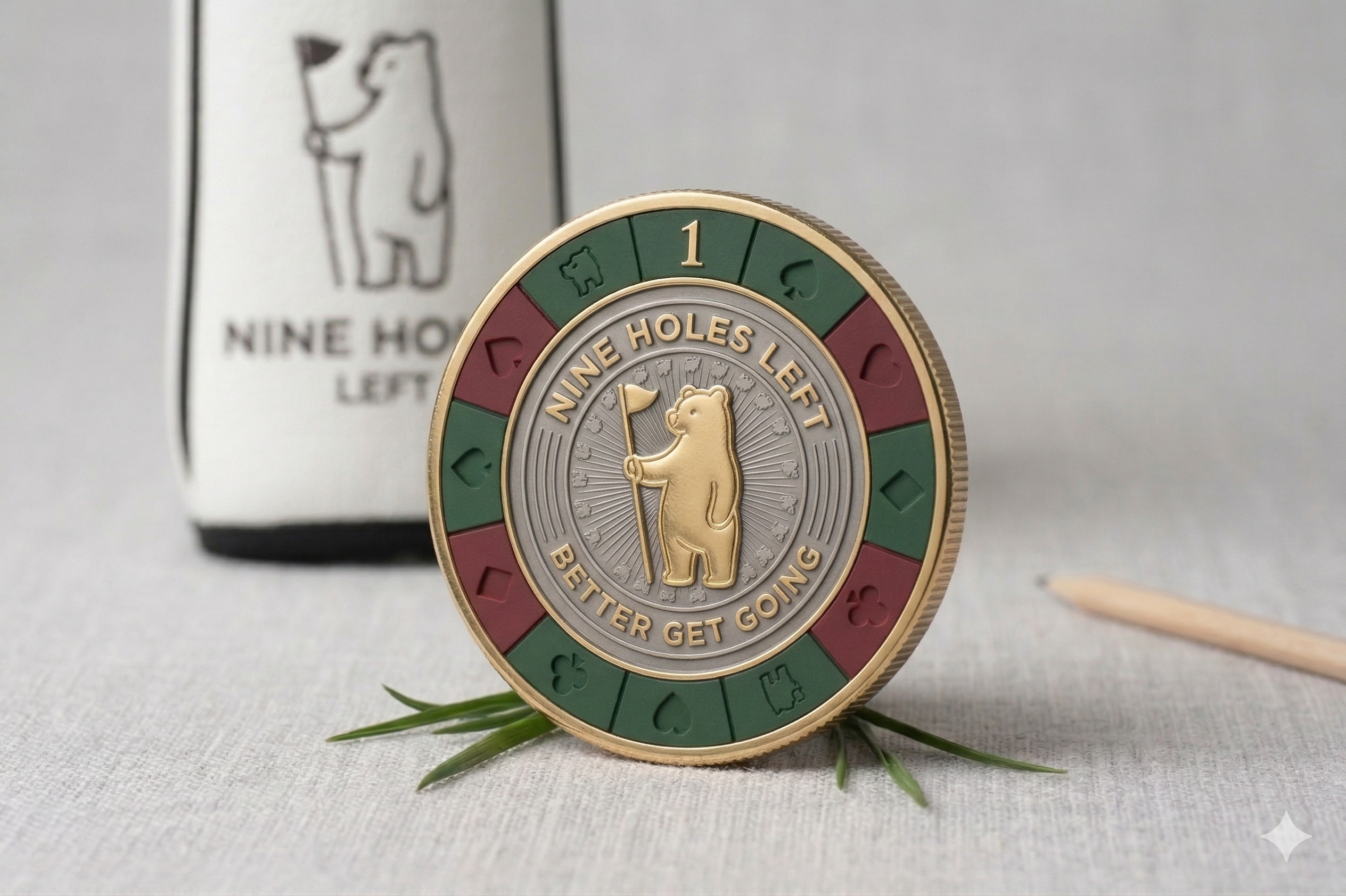 Poker Chip Ball Marker - Premium