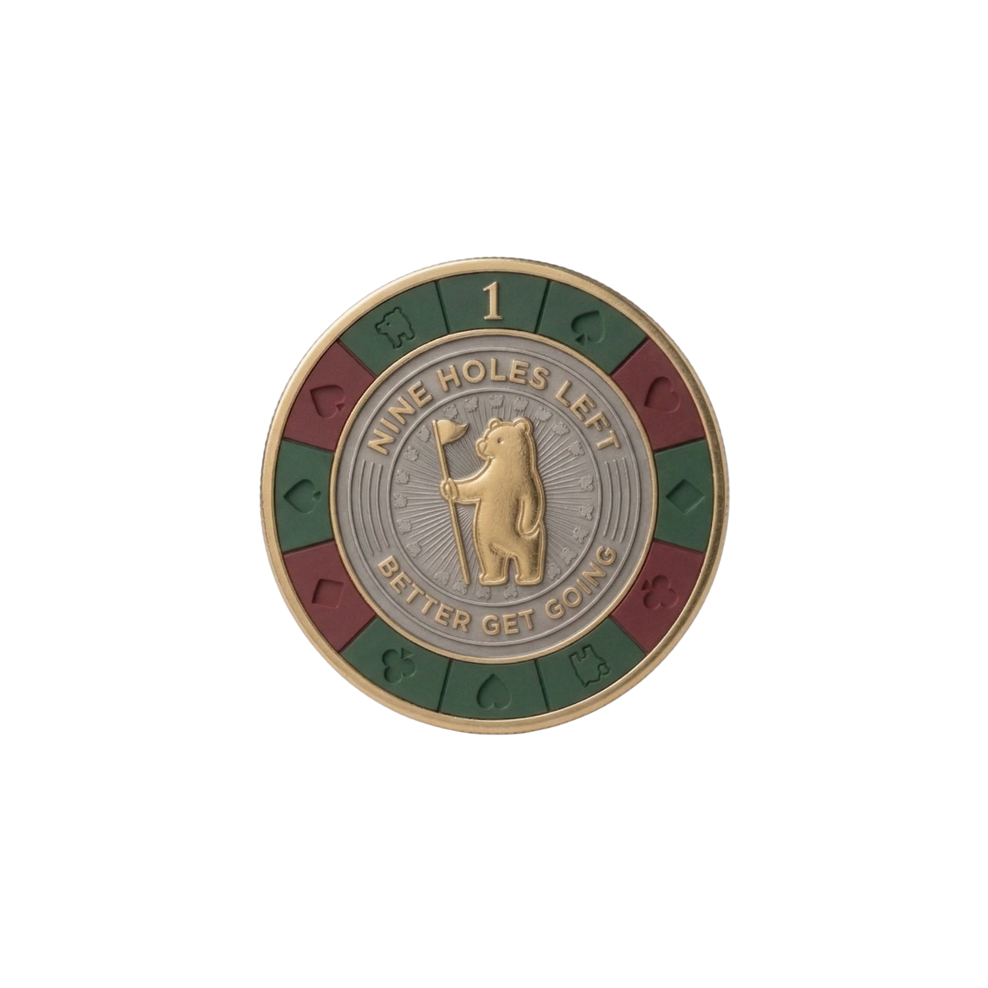 Poker Chip Ball Marker - Premium